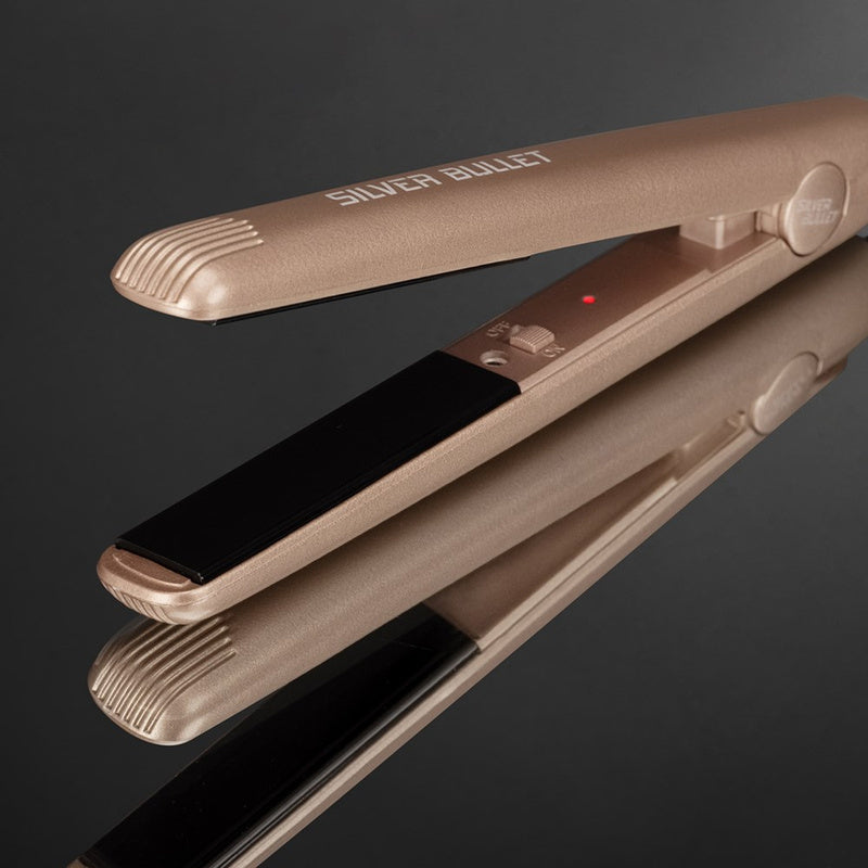 Silver Bullet Mini Hair Straightener (Gold)