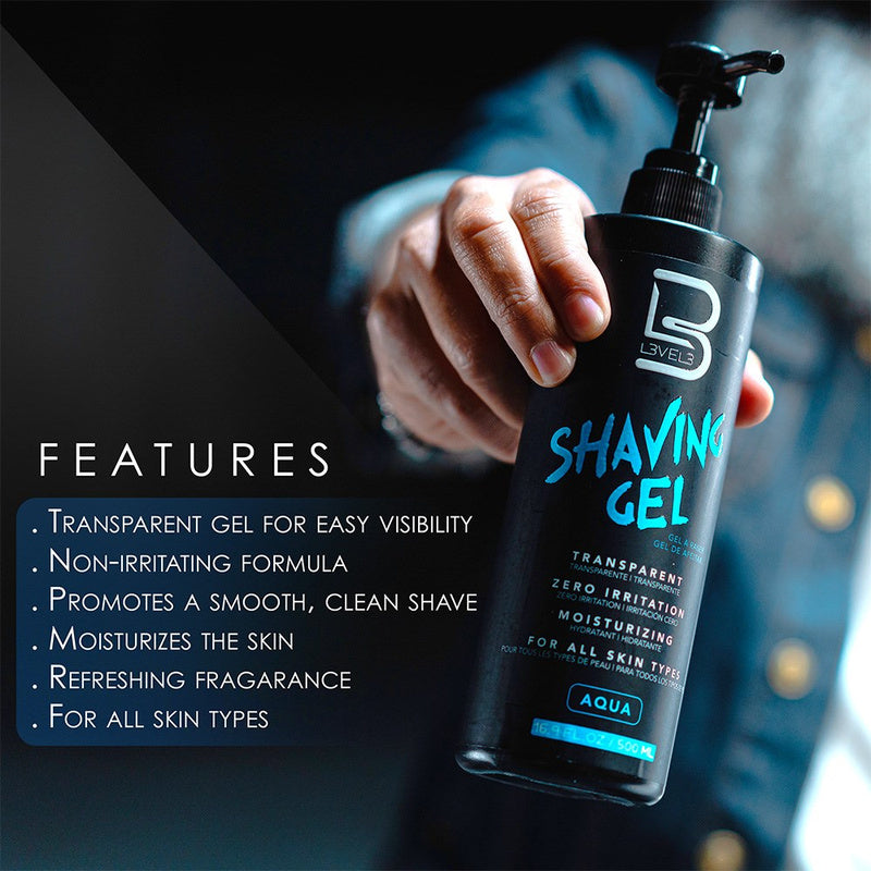 L3VEL3 Shaving Gel Ice 500mL
