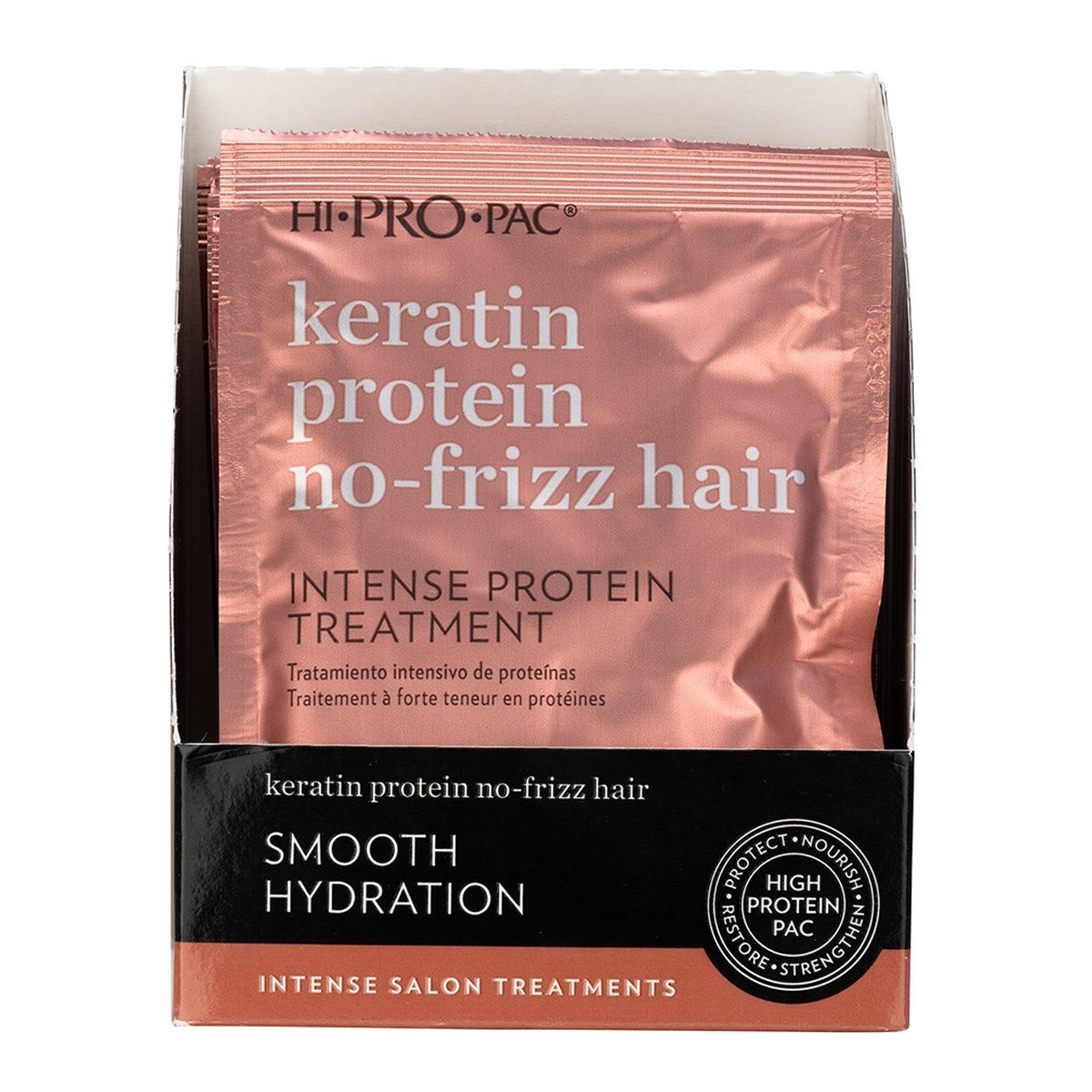 Hi Pro Pac Keratin Protein No Frizz Hair Treatment 8pc