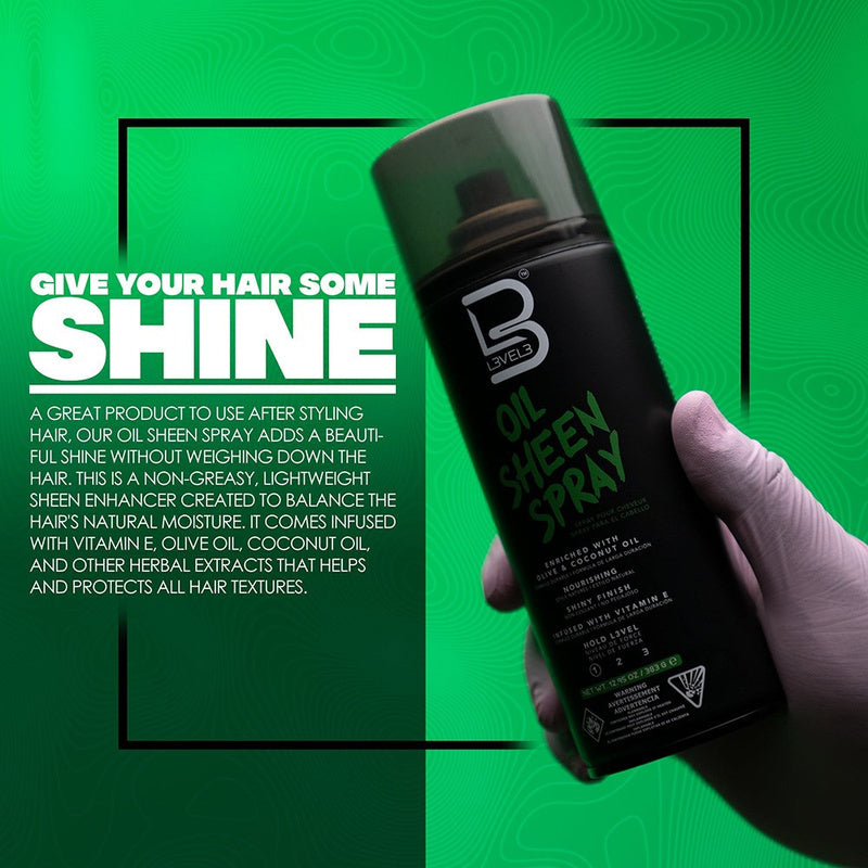 L3VEL3 Oil Sheen Spray 383g