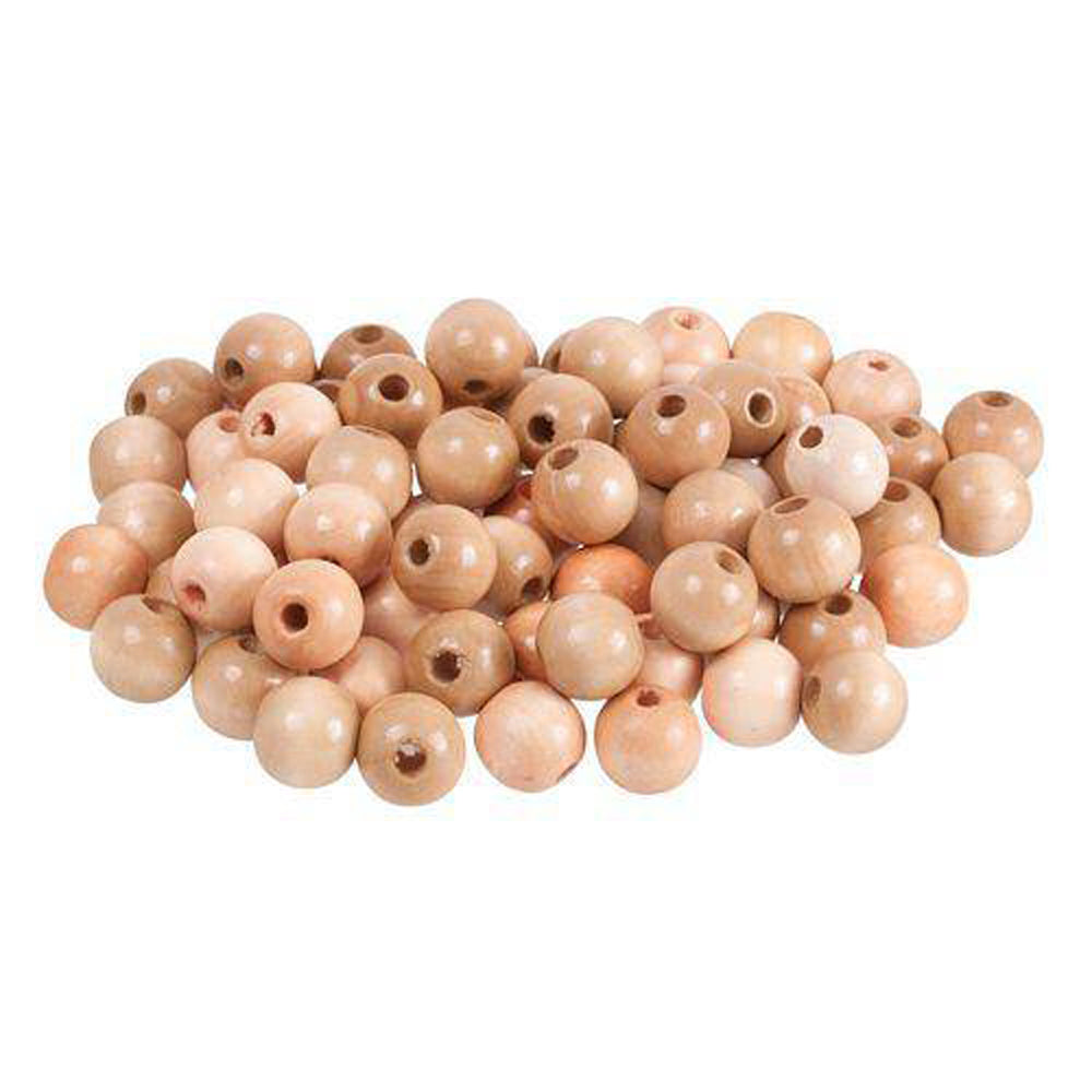 Round Wooden Beads 16mm 100pk