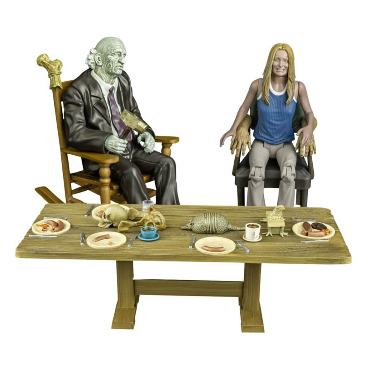 Texas Chainsaw Massacre Dinner Scene Playset