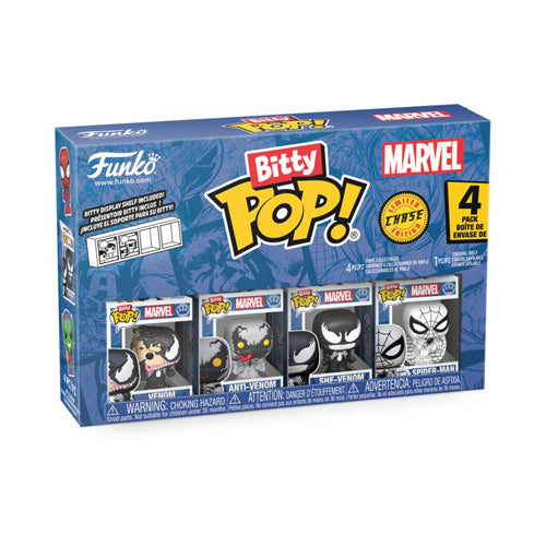 Spider-Man Venom  Bitty Pop! 4-Pack