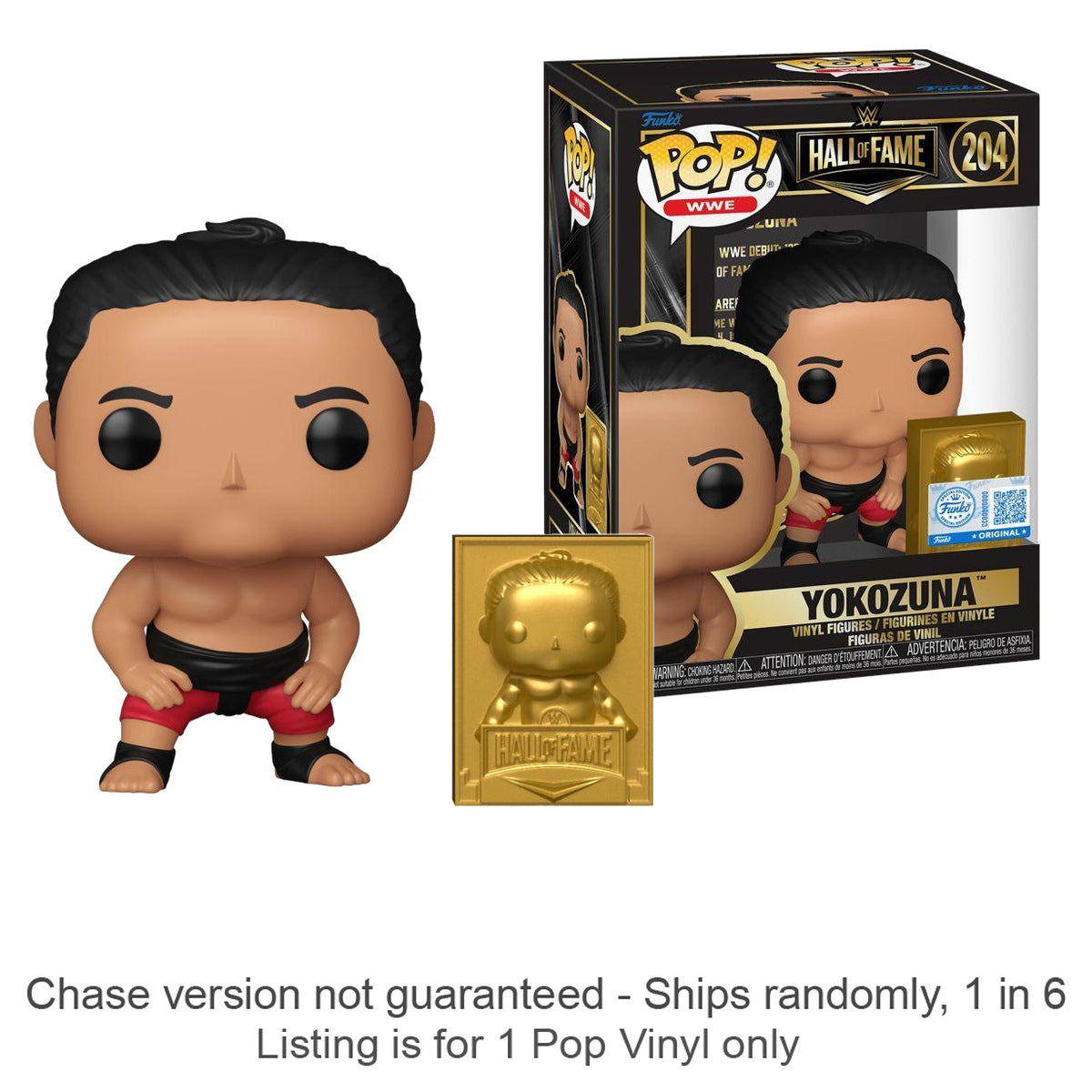 WWE Yokozuna (Hall of Fame) US Exclusive Pop! Vinyl (Chase Ships 1 in 6)