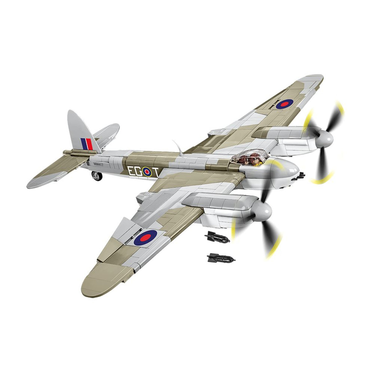 World War 2 De Havilland DH-98 Mosquito (695 Piece Kit)