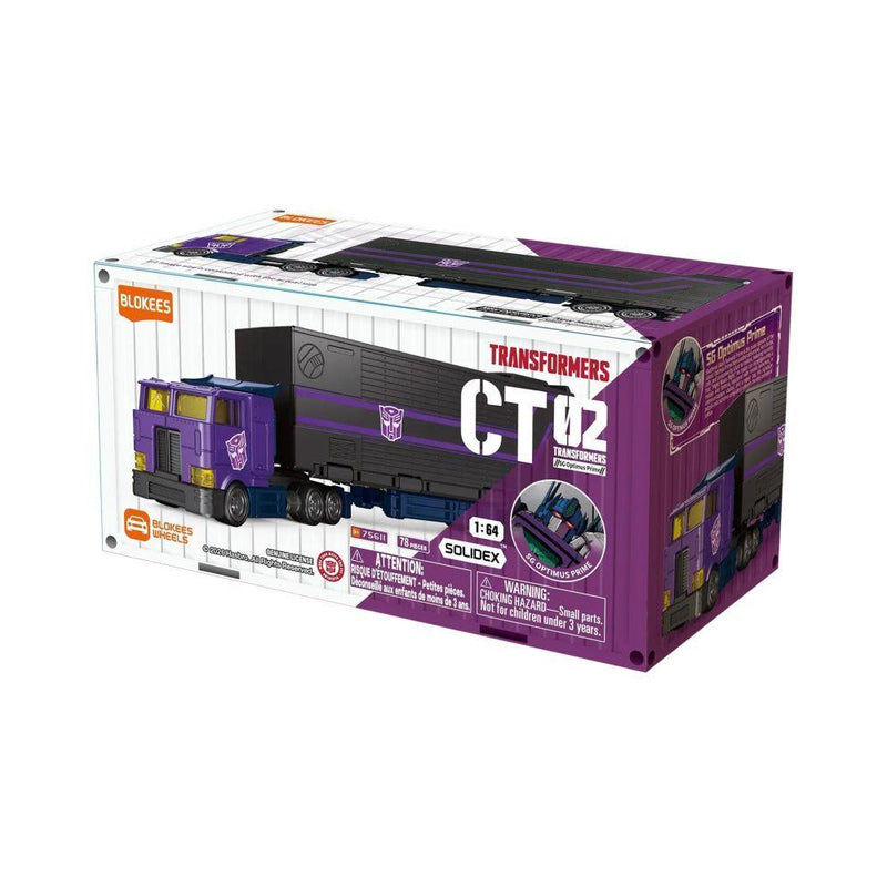 Blokees Wheels CT02 Optimus Prime Shattered Glass Model