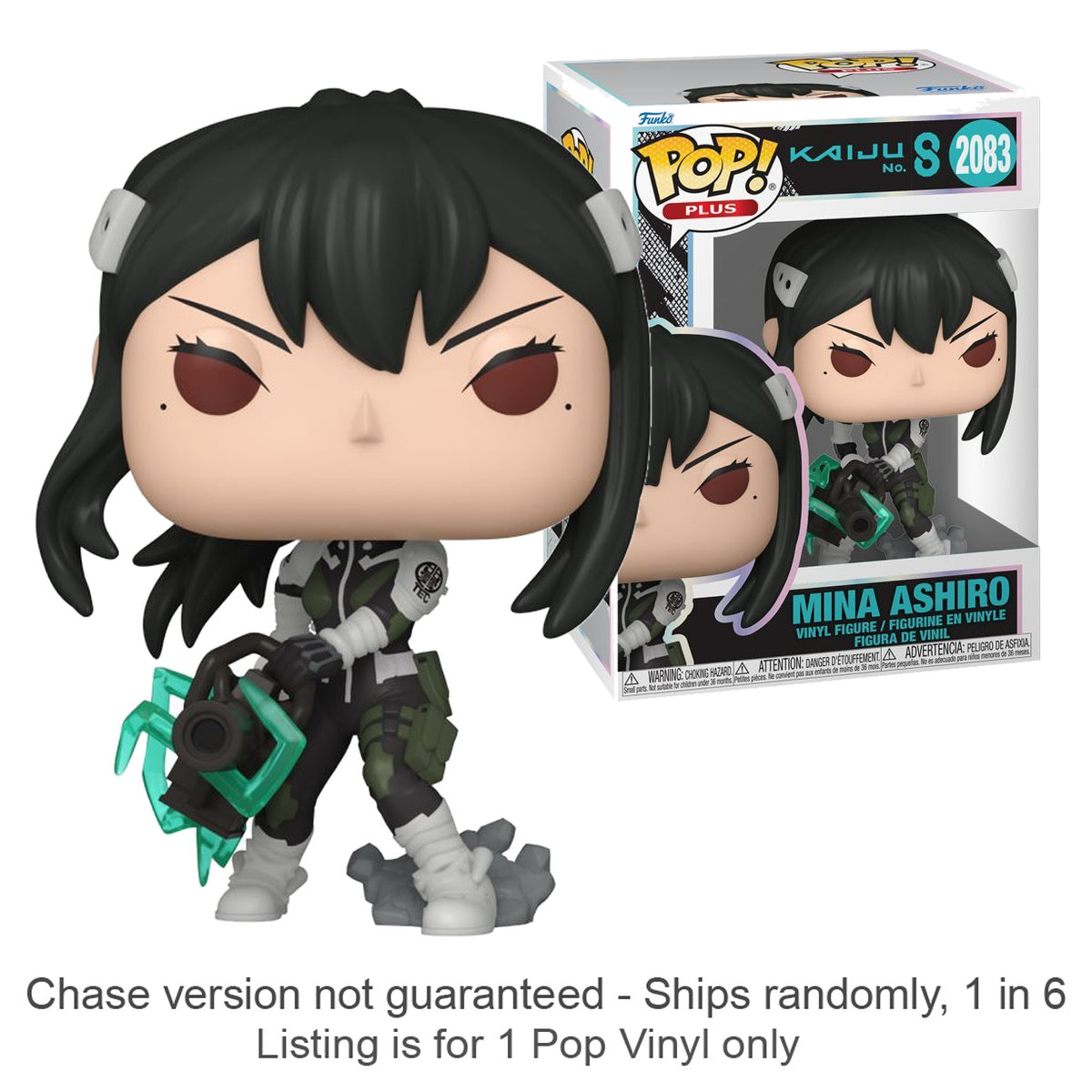 Kaiju No. 8 Mina Ashiro Pop! Plus (Chase Ships 1 in 6)