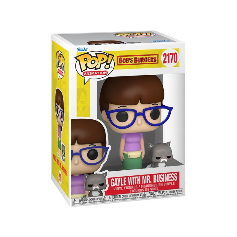 Bob's Burgers Gayle with Mr.Bus Pop! Vinyl