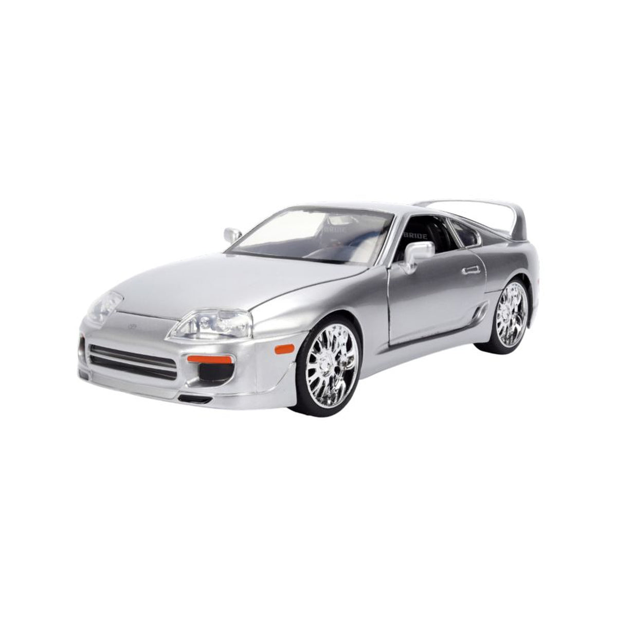 JDM Tuners 1995 Toyota Supra Silver 1:24 Diecast Vehicle