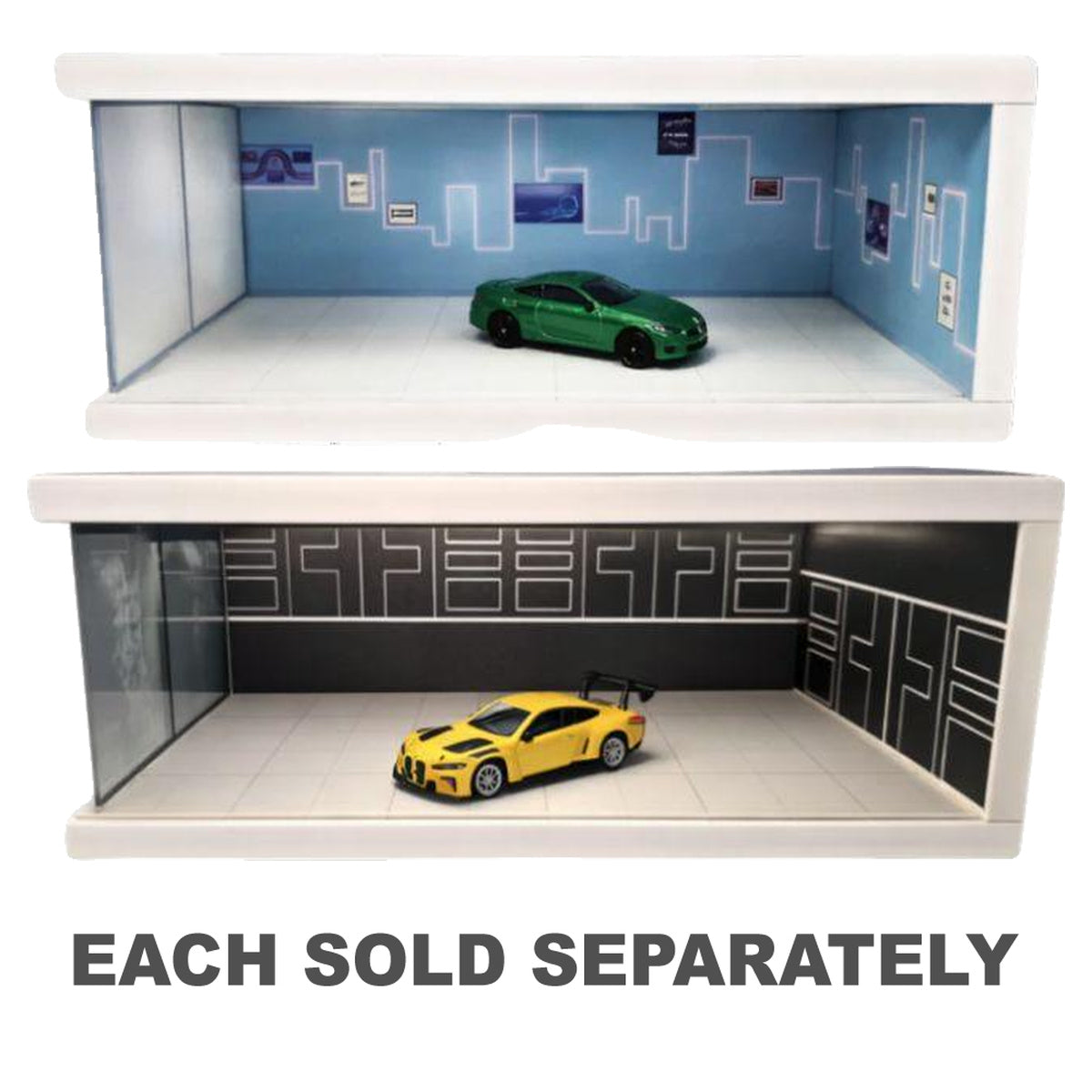 1:64 Snowboard w/ Light Box Single Parking Space Mini