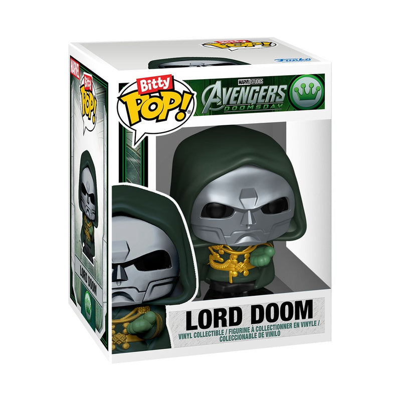 Avengers: Doomsday Lord Doom w/ Doomstadt Tower Bitty Pop! Town
