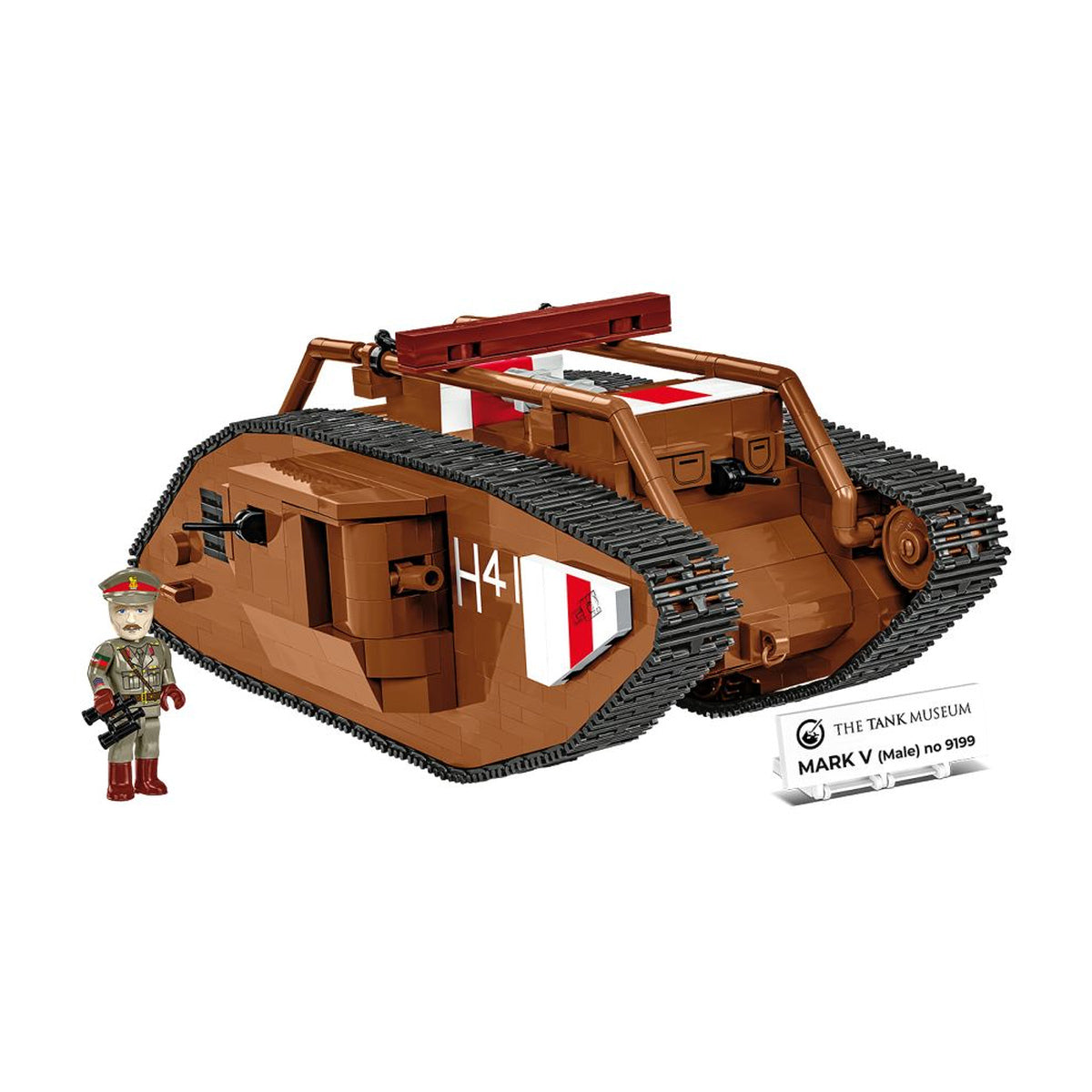 Great War Mark V Tank (Male) N.9199 (848 Pcs)
