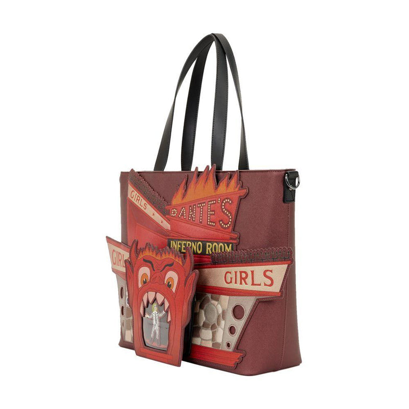 Beetlejuice Inferno Room Tote Bag with Coin Bag