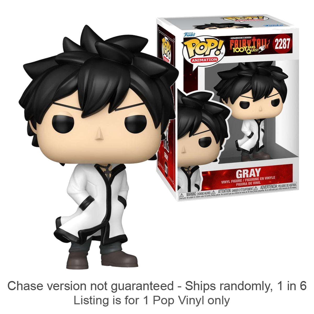 Fairy Tail: 100 Year Quest Gray Pop! Vinyl (Chase Ships 1 in 6)