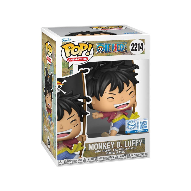 Onepcs Luffy D. Luffy with Flag US Exclusive Pop! Vinyl