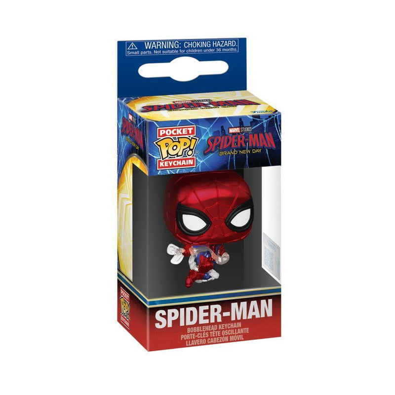 Spider-Man: Brand New Day Spider-Man Metallic Pop! Keychain