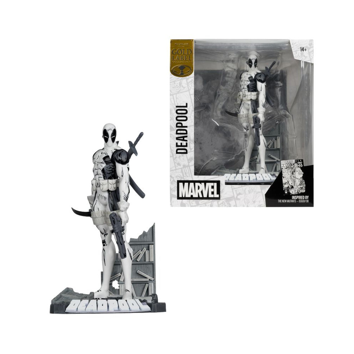Deadpool The New Mutants #98 Gold Label 1:10 Figure