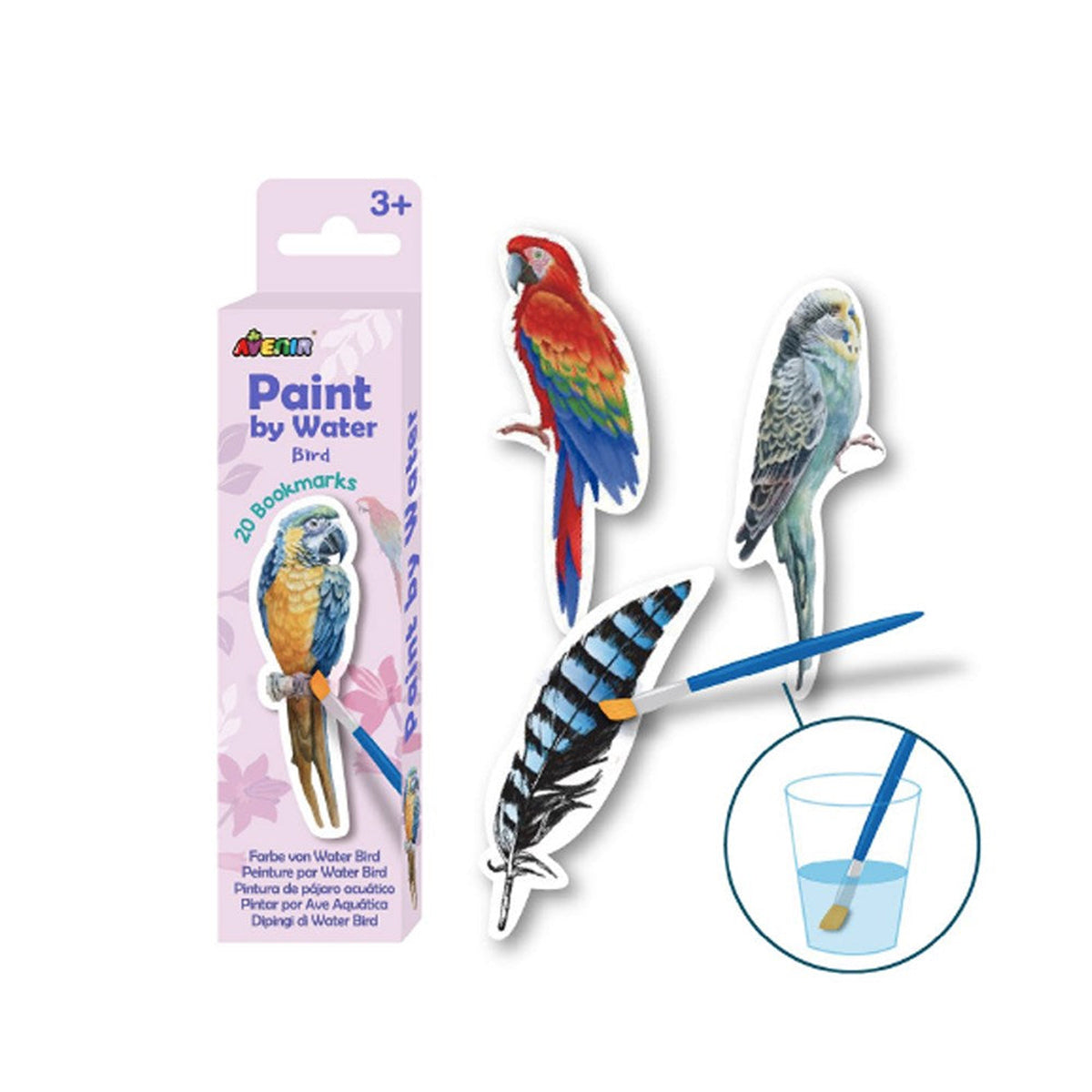 Avenir Paint by Water Bookmarks