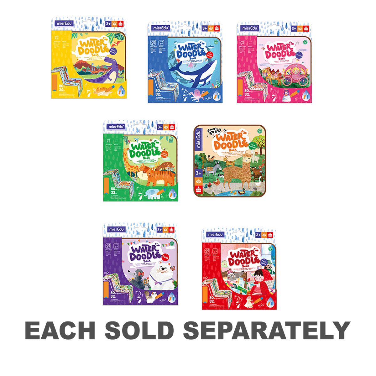 mierEdu Water Doodle Book