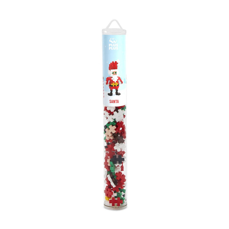 Plus-Plus Santa Building Blocks Tube 100pcs