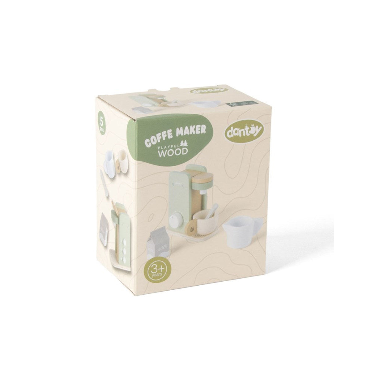 Dantoy Playful Wood Coffee Machine