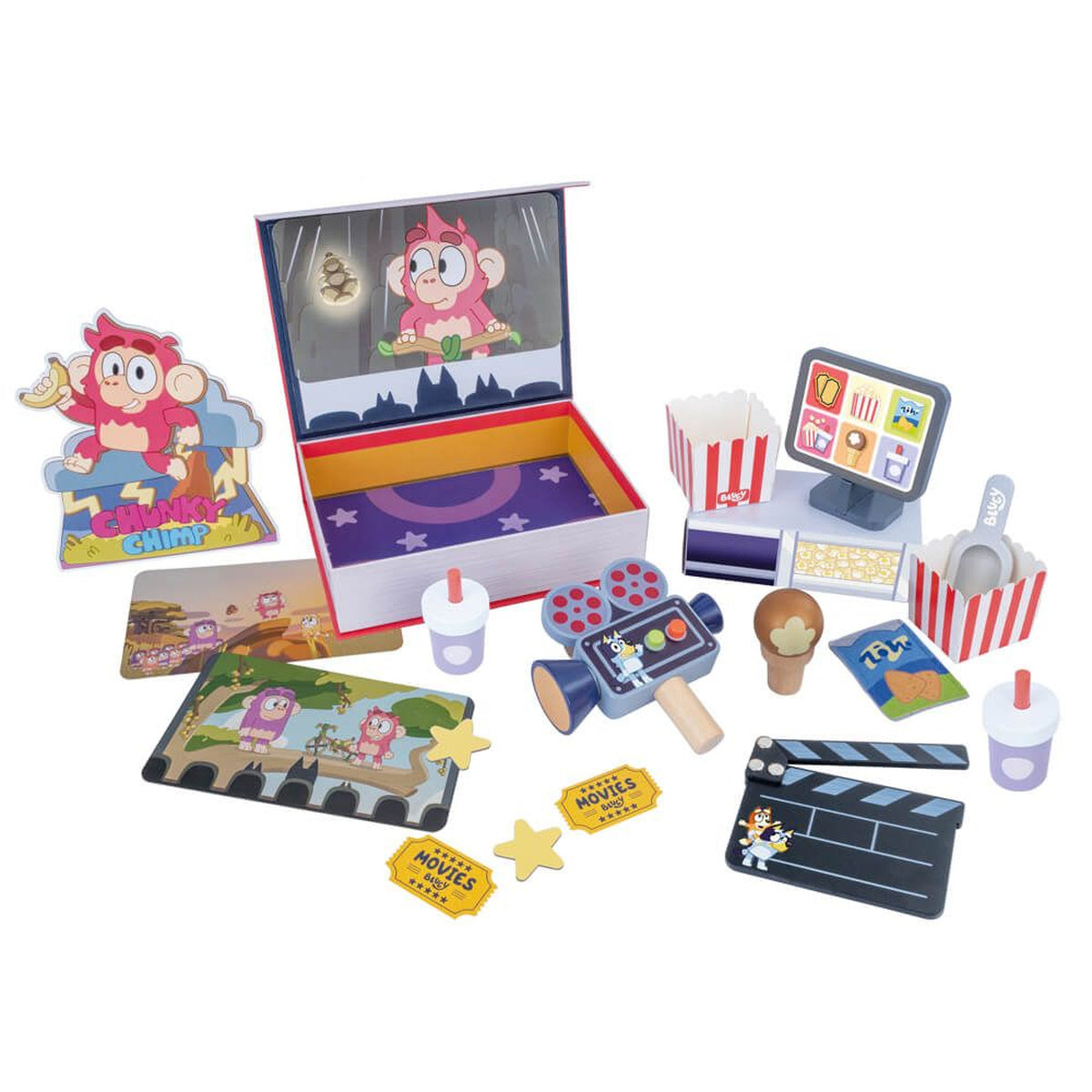 Bluey Movies Wooden Role-Play Accessory Set
