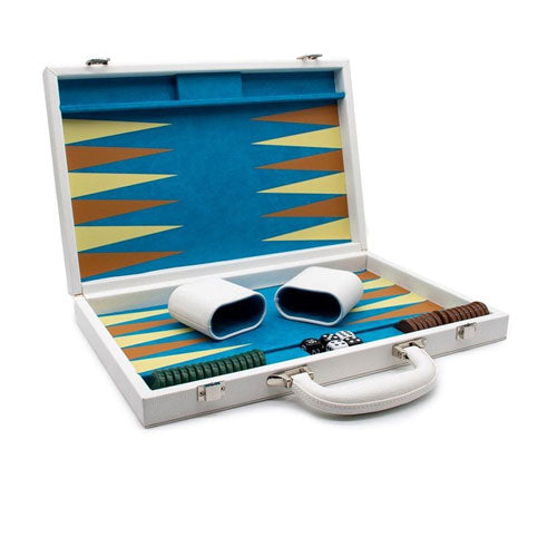 LPG Classics Leather Backgammon Set