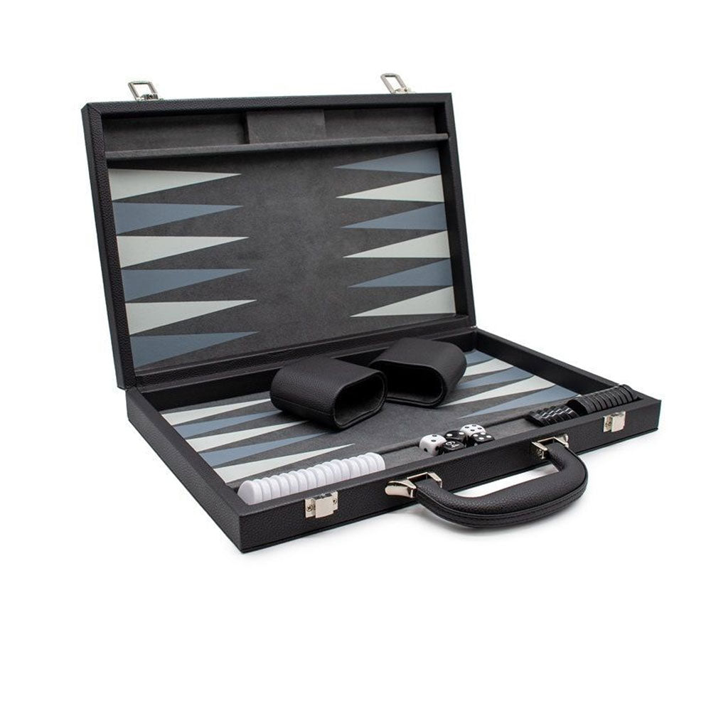 LPG Classics Leather Backgammon Set