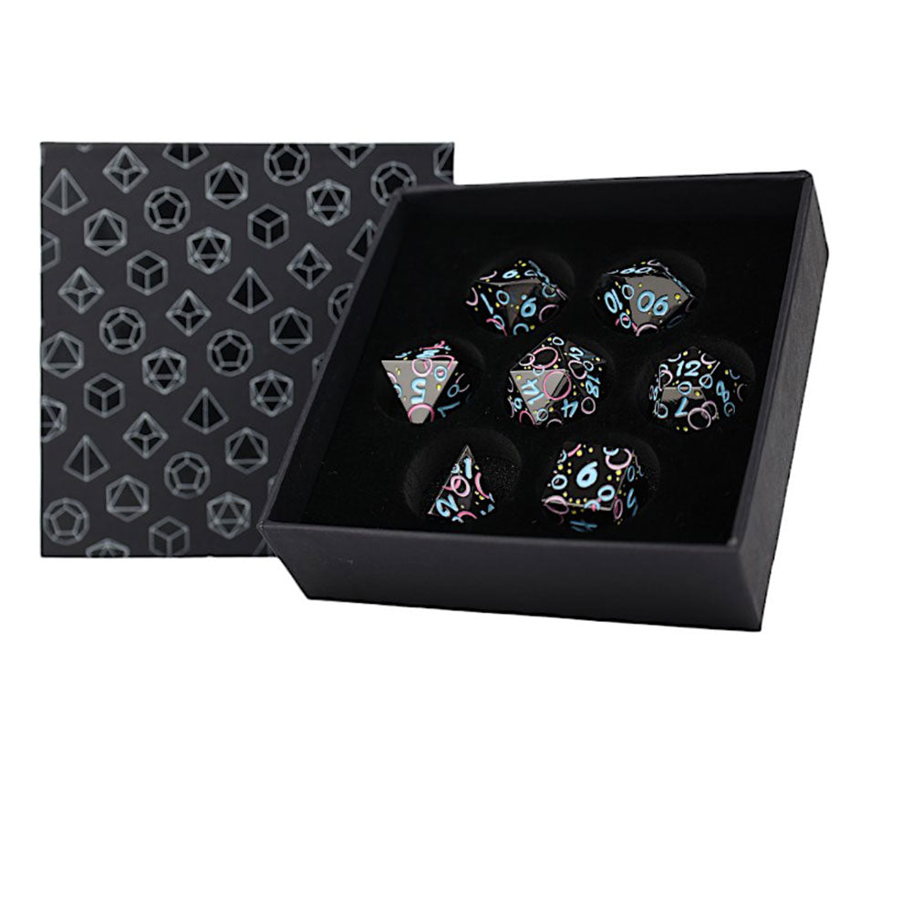 LPG Inscripted Bubbles RPG Dice Set