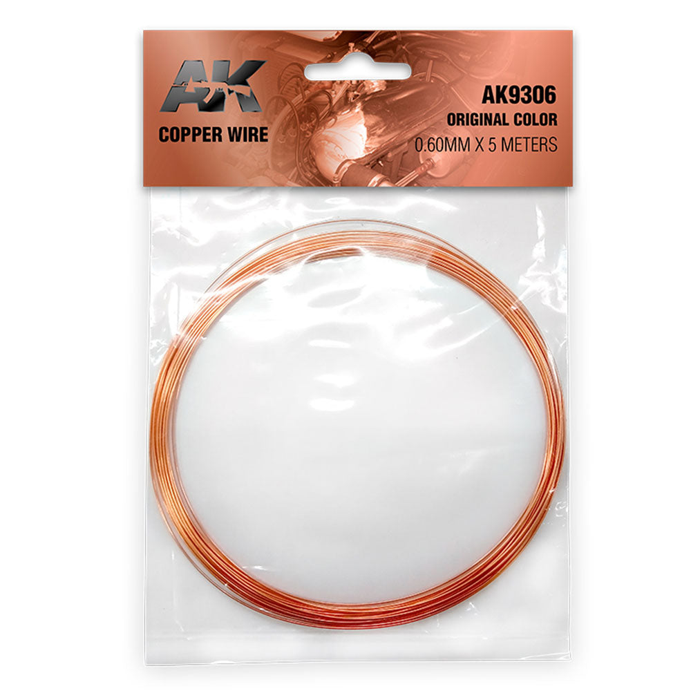 AK Interactive Copper Wire (0.60mmx5m)