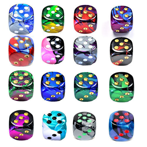 Chessex Gemini D6 Dice with Pips 50mm