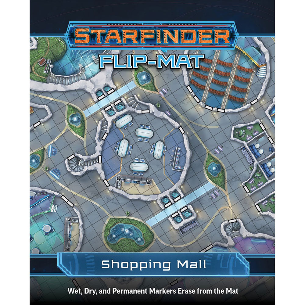 Starfinder RPG Shopping Mall Flip-Mat