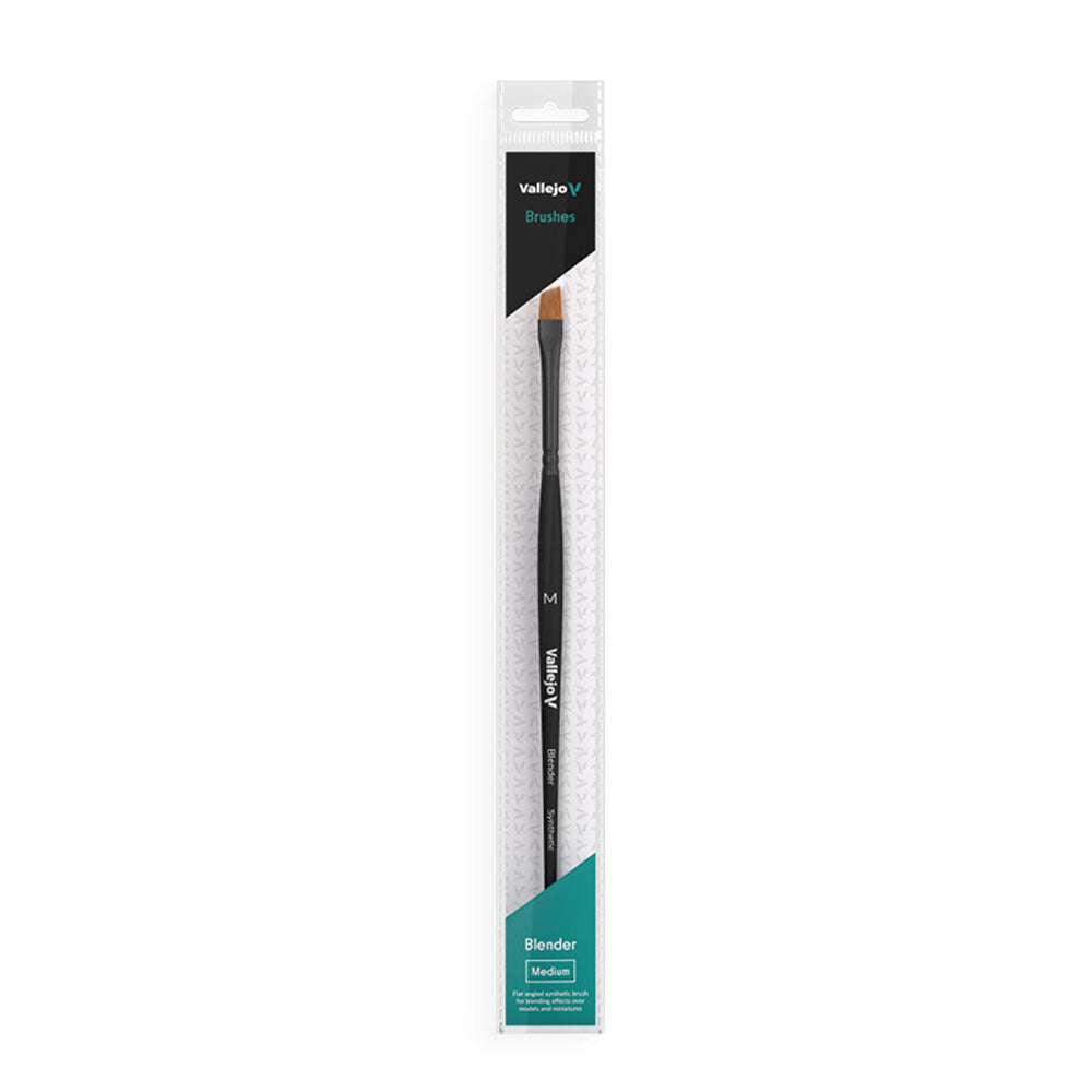 Vallejo Blender Flat Angled Synthetic Brush
