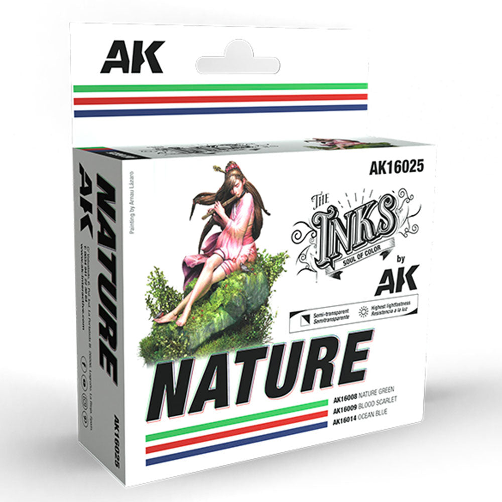 AK Interactive The Inks Acrylic Paint Set