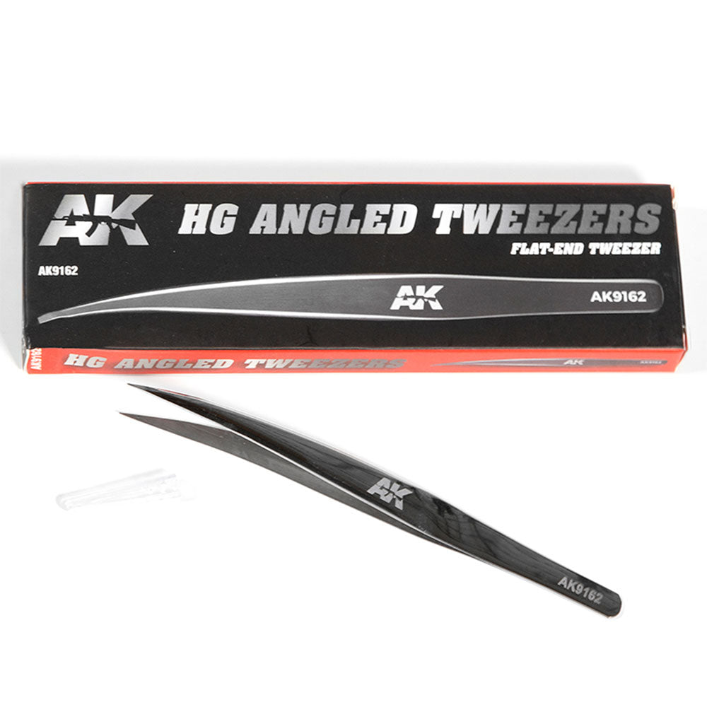 AK Interactive Hg Angled Tweezers