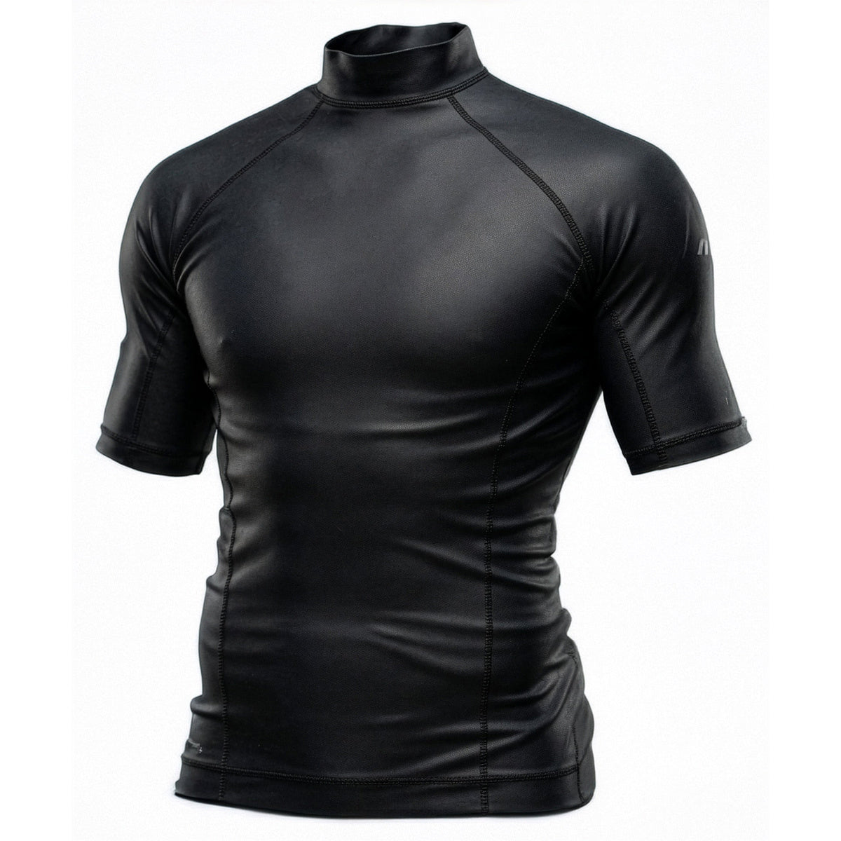 Mirage Men's Short Sleeve Rash Top (Black)
