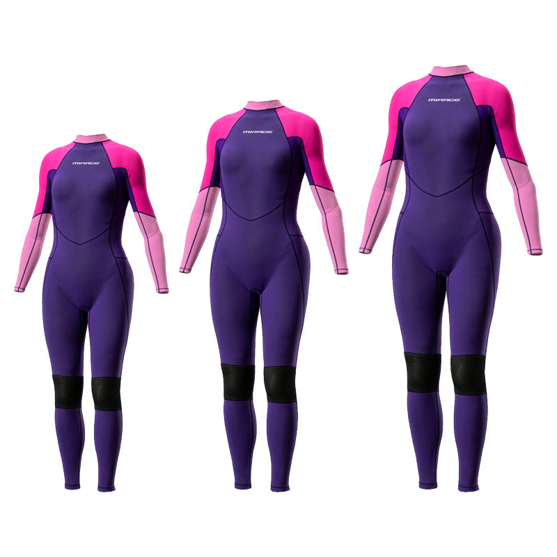 Mirage Girls' Steamer 3/2mm (Violet)