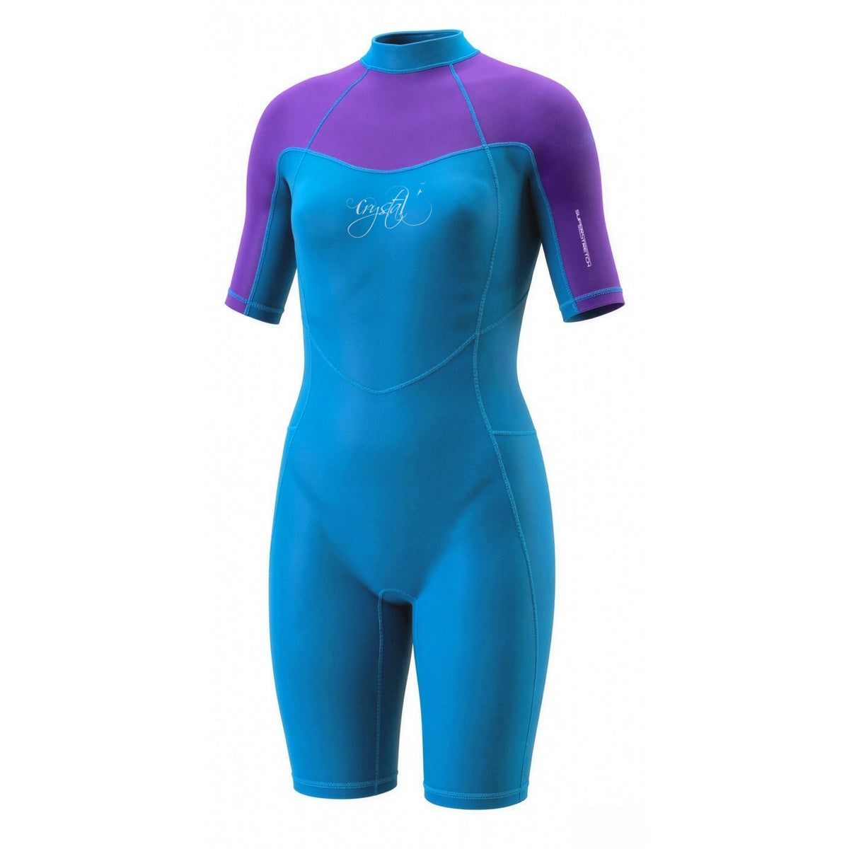 Girls' Superstretch Springsuit 2mm (Blue/Purple)