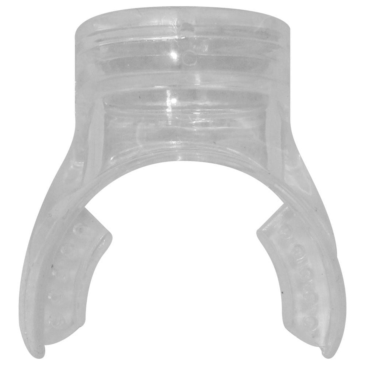 Junior Standard Silicone Snorkel Mouthpiece (Clear Silicone)