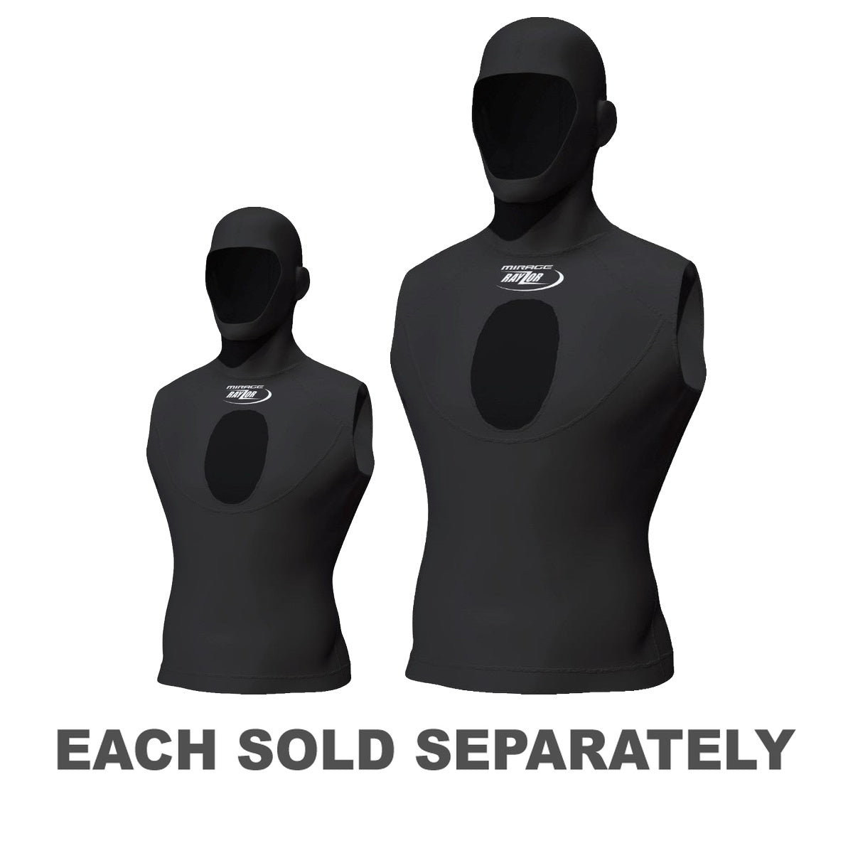 Rayzor 3mm Hooded Vest (Black)