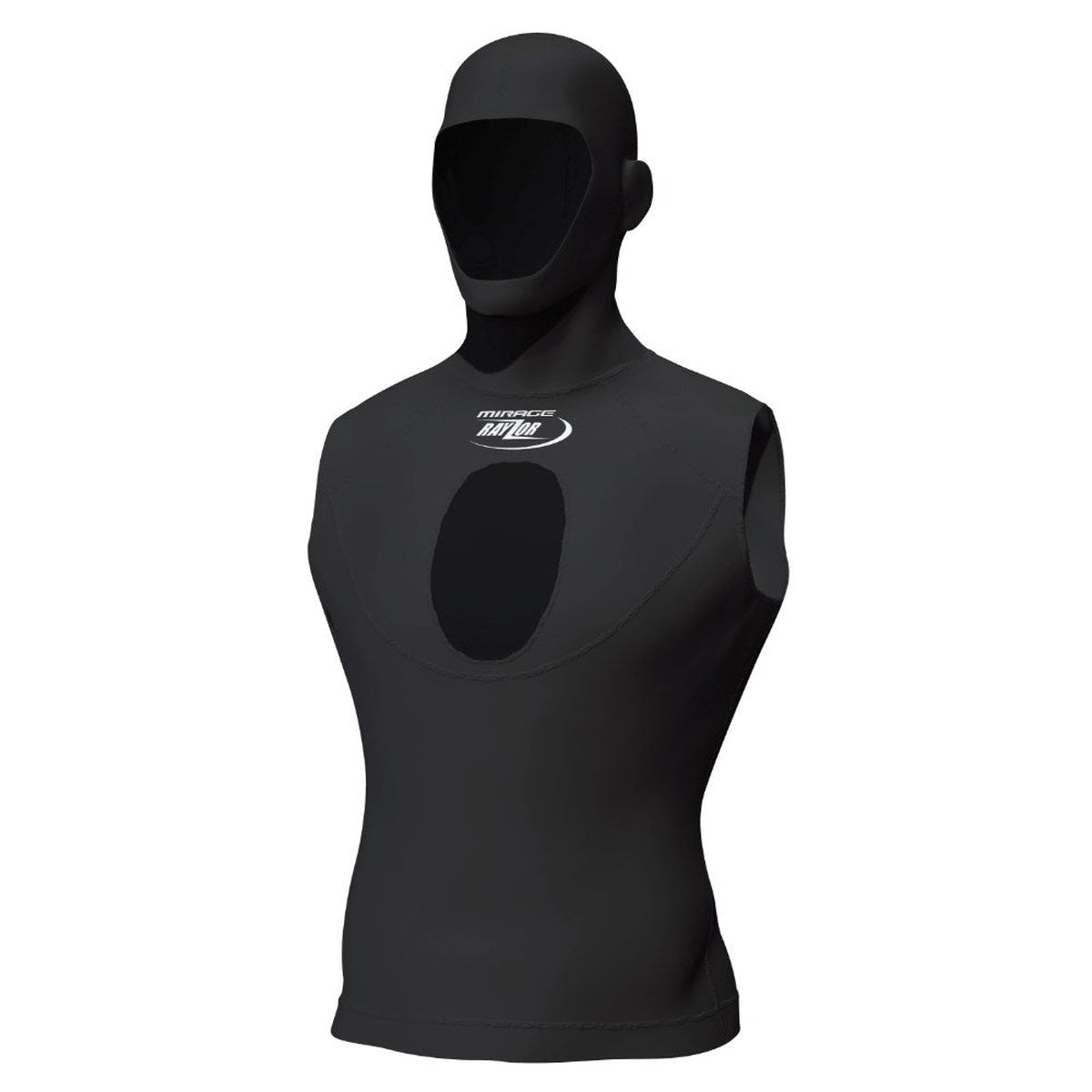Rayzor 3mm Hooded Vest (Black)
