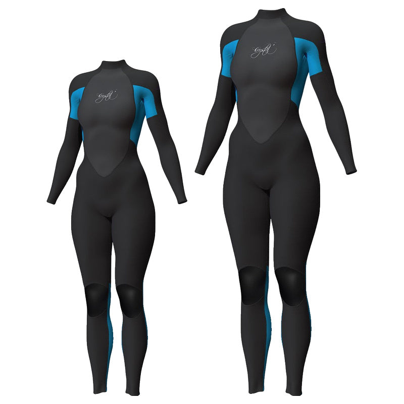 Ladies' Superstretch Steamer 3/2mm (Blue/Black)