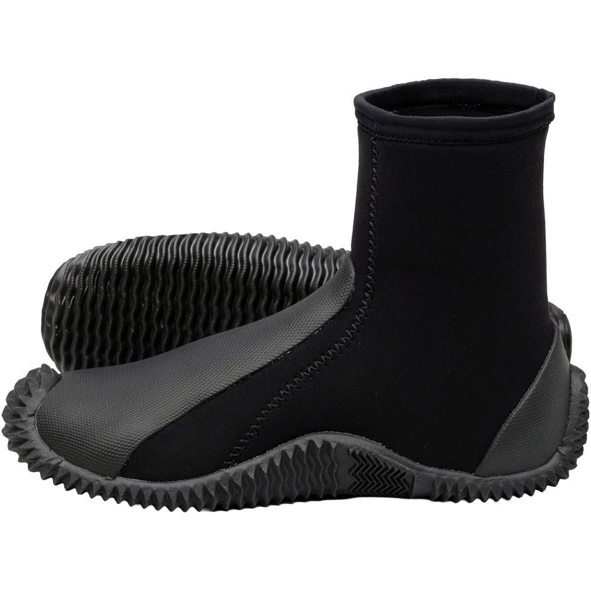 Classic Zipless Dive Boot (Black)