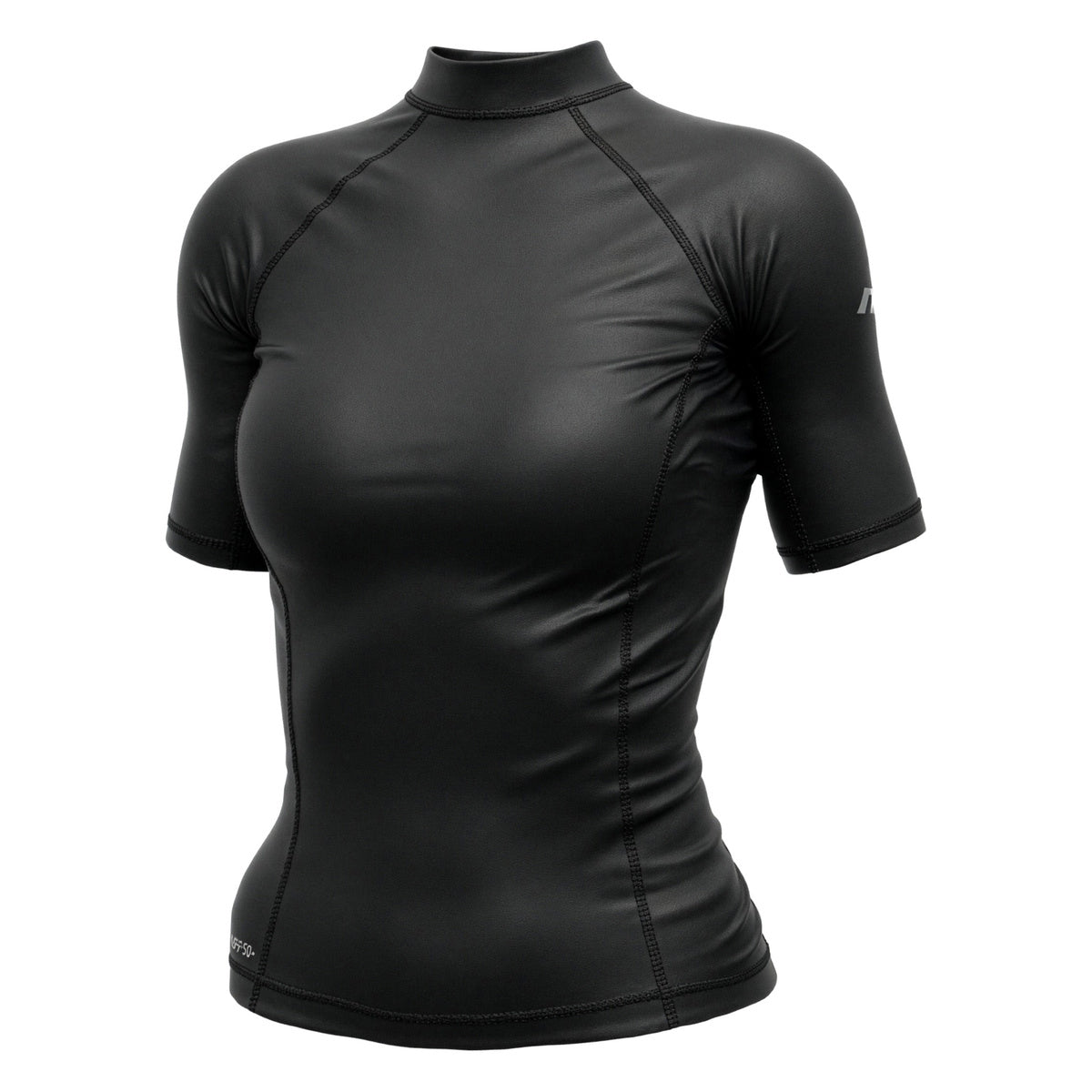 Mirage Women's Short Sleeve Rash Top (Black)