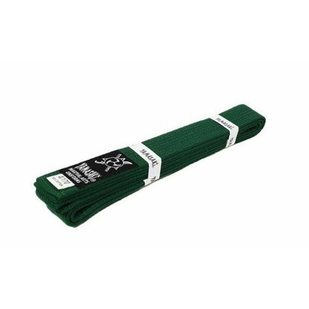 Yamasaki Deluxe Coloured Martial Arts Belts (Green)