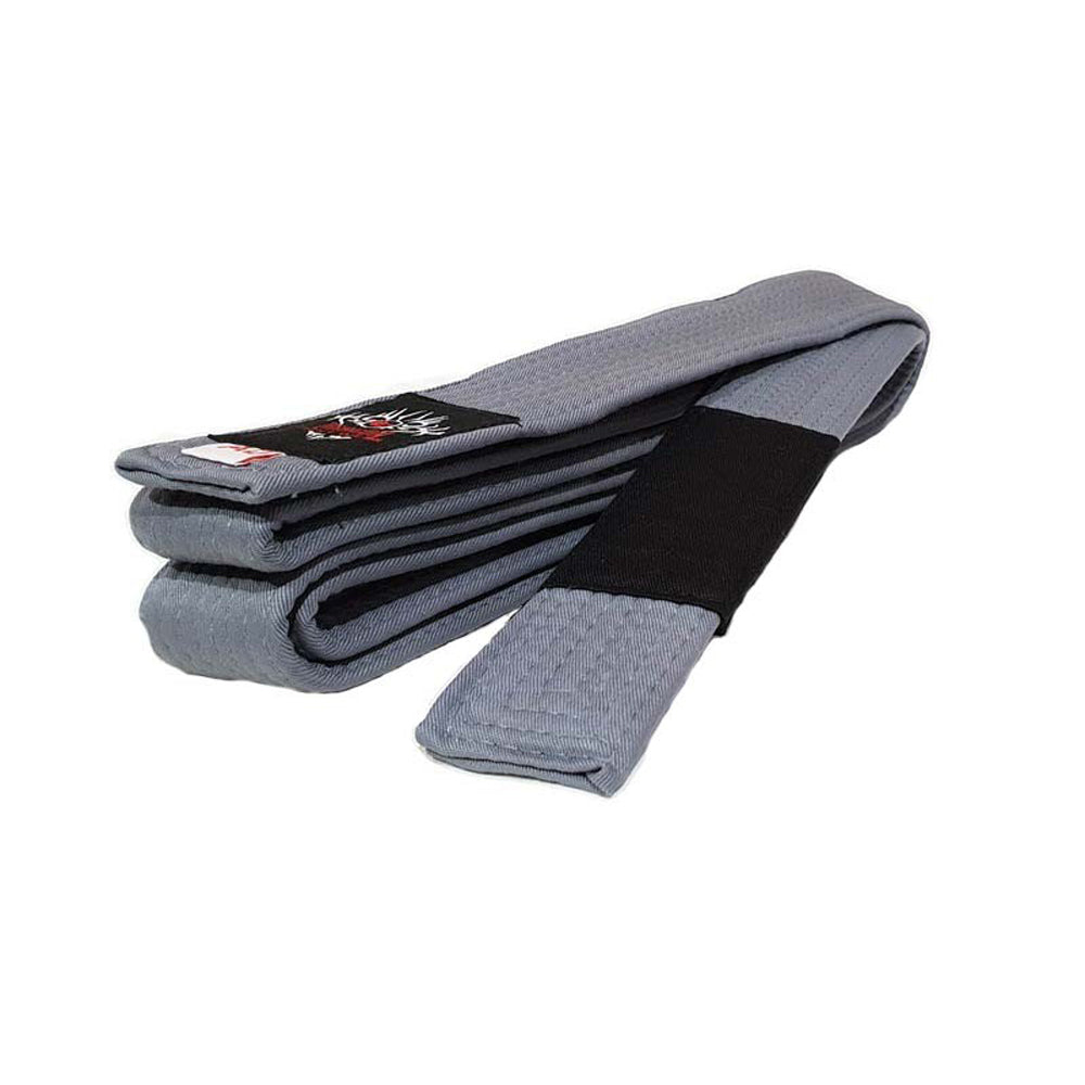 Morgan IBJJf Approved BJJ Grey Belt with Black Tip