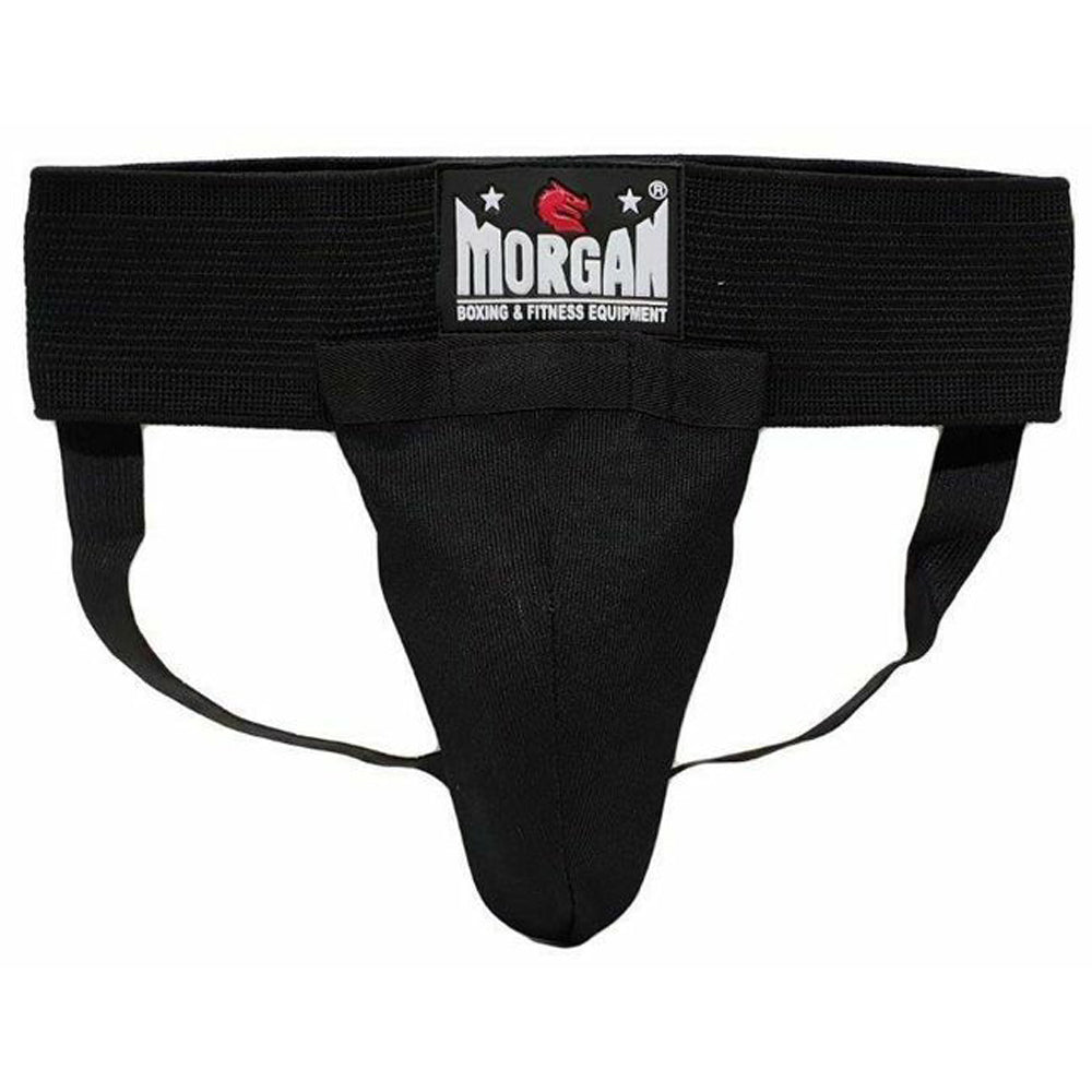 Morgan Classic Elastic Groin Guard with Cup (Black)