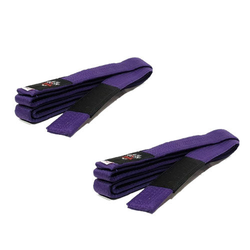 Morgan IBJJf Approved BJJ Purple Belt with Black Tip