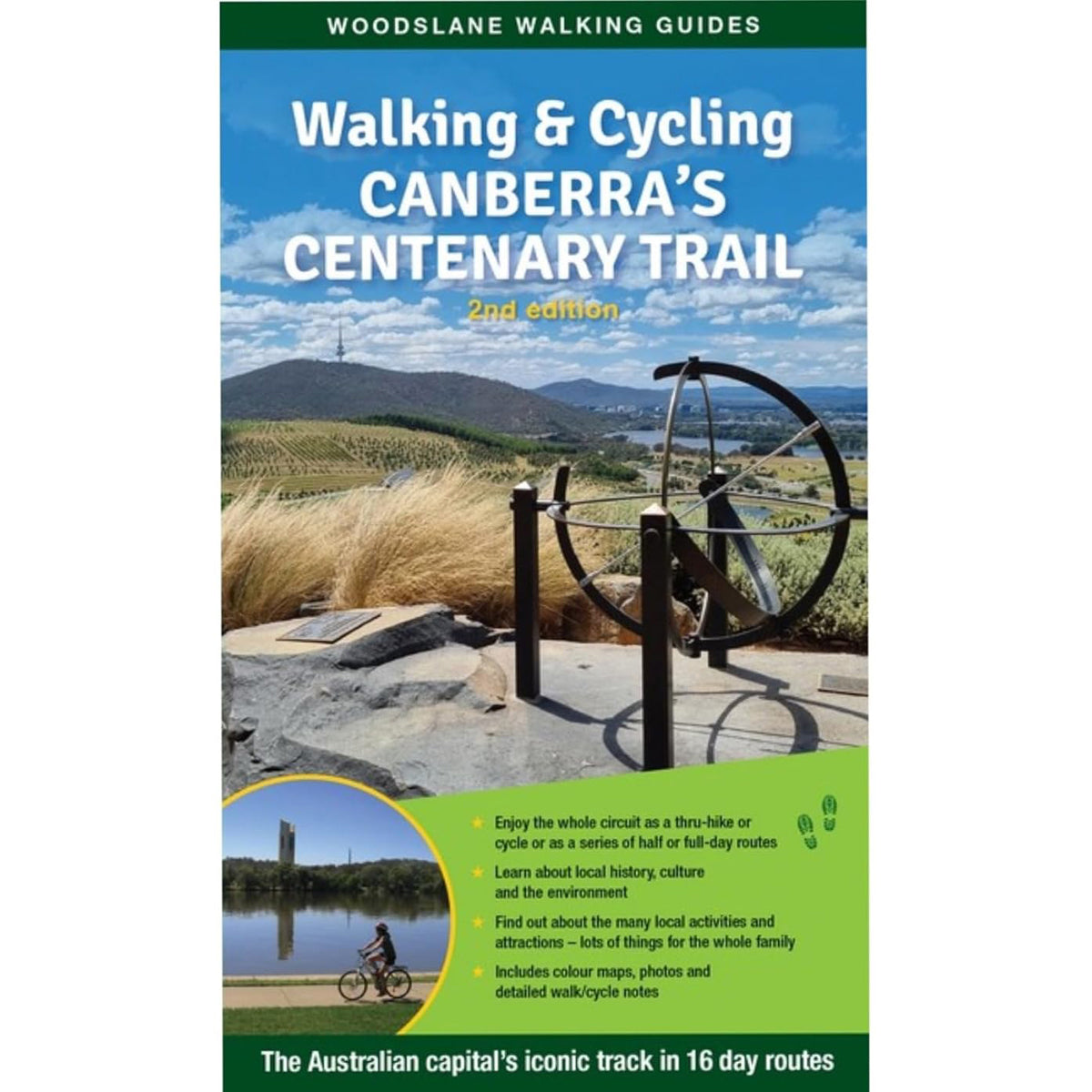 Walking and Cycling Canberra: Trail in 16 Routes