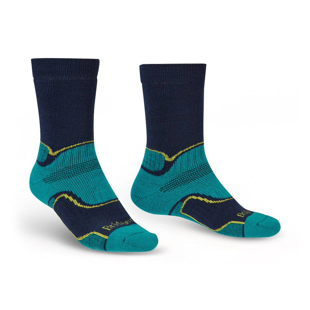Hike Midweight Performance Socks (Petrol/Navy)